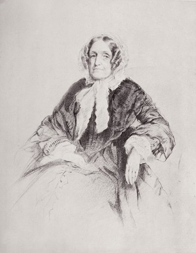 Portrait of Mrs Jane Marcet by English School